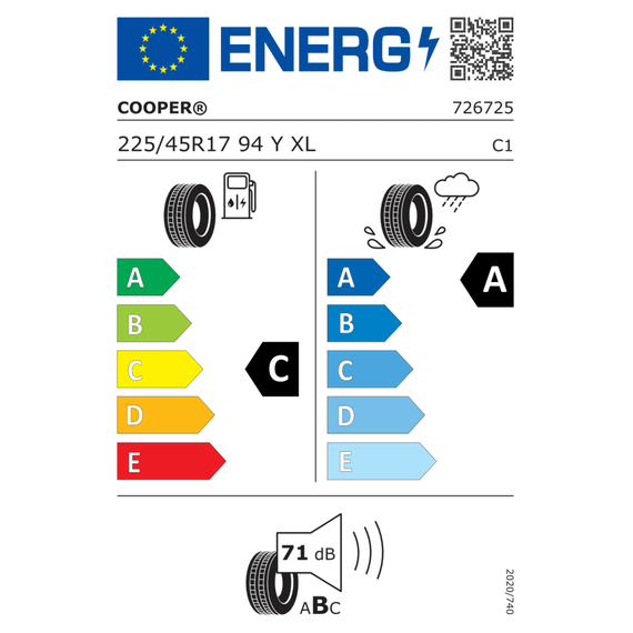 Anvelopa Vara 225/45R17 94Y COOPER SUMMER - 2- Roveli
