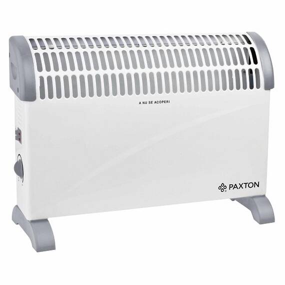 RESIGILAT: Convector electric, 3 trepte de putere 750 / 1250 / 2000 W, protectie supraincalzire, oprire automata, protectie supraincalzire, alb si negru - - Roveli
