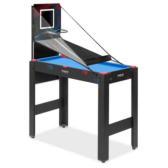 RESIGILAT: Masa multi joc 5 in 1, masa de biliard, tir cu arcul, masa de hochei, de ping pong, table de baschet, picioare reglabile, 92 x 46 x 73 cm - 5- Roveli