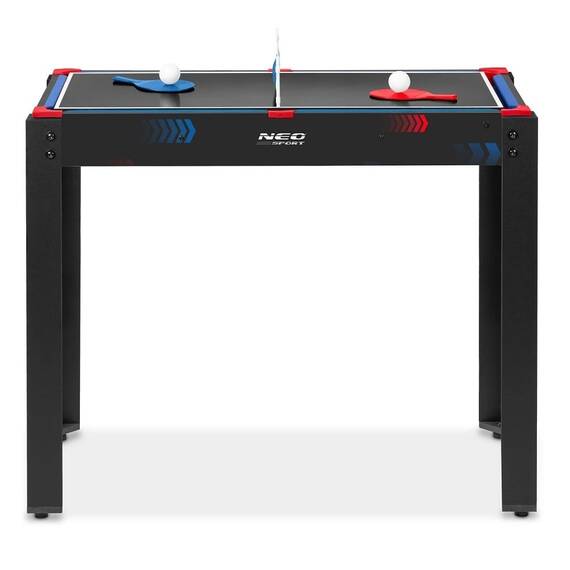 RESIGILAT: Masa multi joc 5 in 1, masa de biliard, tir cu arcul, masa de hochei, de ping pong, table de baschet, picioare reglabile, 92 x 46 x 73 cm - 10- Roveli