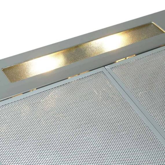 RESIGILAT: ​Hota clasica, 2 motoare, 94 W, 60 x 50 x 14 cm, tehnologie Eco+, 3 trepte de absorbtie, argintie - 2- Roveli