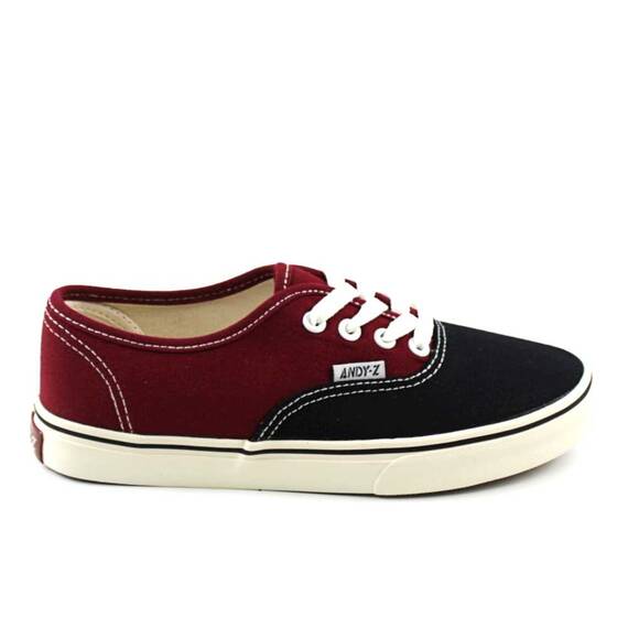 Sneakers dama , practici si comozi A8871-BLACK/WINE, Culoare (12): NEGRU/VISINIU, Marime (12): 40 - 4- Roveli