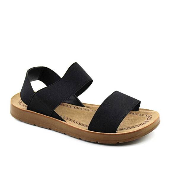 Sandale usoare de dama ,cu barete elastice CC5-BLACK, Culoare (12): Negru, Marime (12): 37 - - Roveli