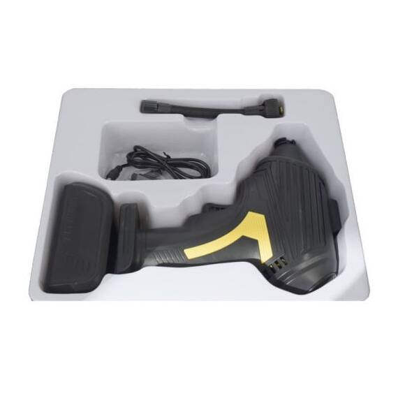 Compresor aer cu acumulator si manometru digital 12V. COD: 8366 - - Roveli