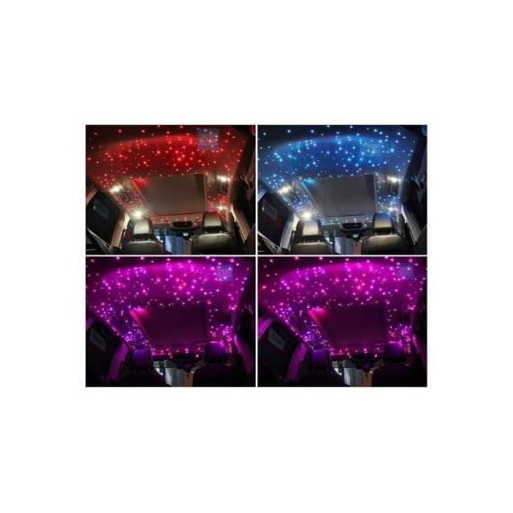 Modul fibra optica plafon instelat led rgb-w 500 fire 3m 12v compatibil kituri plafon stea cazatoare Cod: HH-MOD500 - 3- Roveli