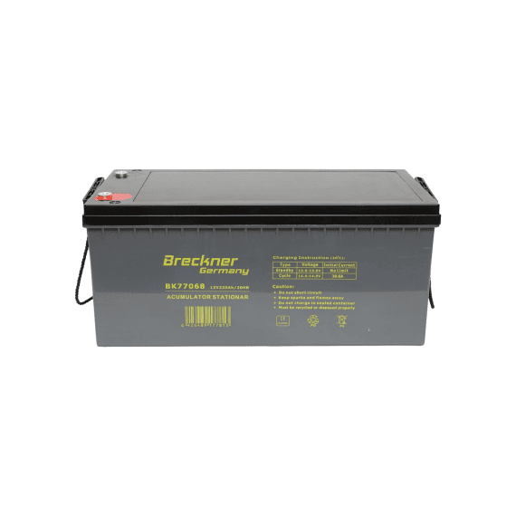 Baterie sistem solar cu gel 12V 220Ah 20HR 522x240x219mm FCDG12-220 Breckner Germany  BK77068 - - Roveli