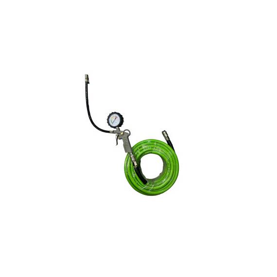 Furtun vulcanizare 15m cu pistol si manometru  Verde Cod: AH-15C - - Roveli