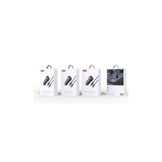 Incarcator auto 12W + cablu Type C   Cod: XO-CC53-103C - 2- Roveli
