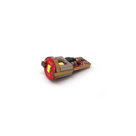 Bec T10 W5W  6SMD 1616 12V CANBUS Lumina alba  Cod: NS-40101 - 2- Roveli