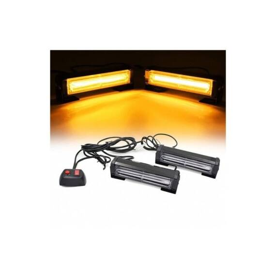 Proiectoare stroboscopice LED COB lumina portocalie 12 24V Cod: AS-COB-2 - - Roveli