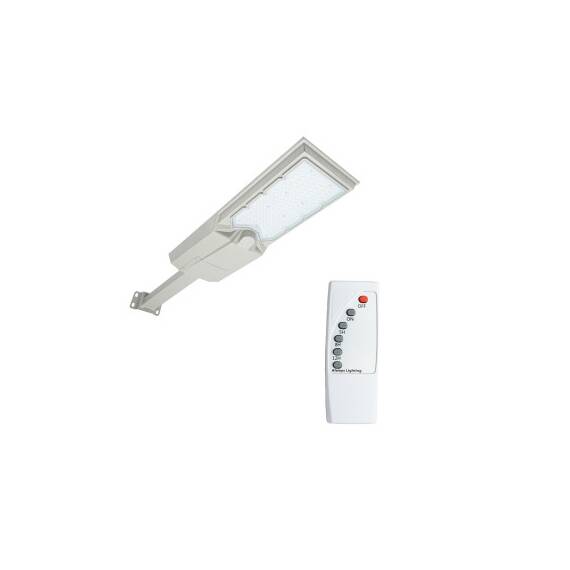 Lampa solara LED iluminat stradal 1000W, 6500K, IP65 cu panou solar si telecomanda  Cod: BK78430 - - Roveli