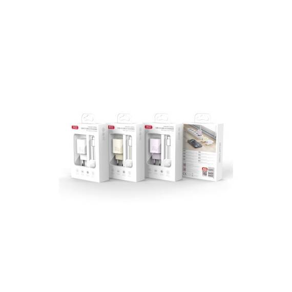 Incarcator retea PD 30W XO cu 2 usb si cablu lightning compatibil iphone Cod: XO-L149A - 2- Roveli