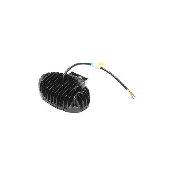 Proiector oval LED cu DRL 9-80V 24W alb-galben carcasa aluminiu IP67 Cod: DISPV95 - 3- Roveli