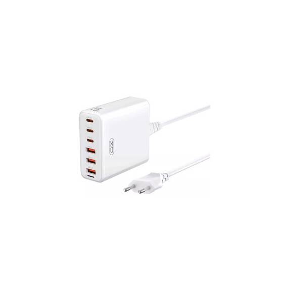 Incarcator retea cu cablaj 1.5m XO 75W ,6 USB 3USB-A / 3USB-C Cod: XO-L133 - 3- Roveli