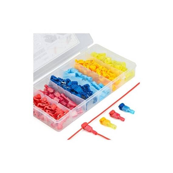 Set 60 perechi conectori rapizi T Tap 12V 24V conexiuni electrice auto  MIV - 3- Roveli
