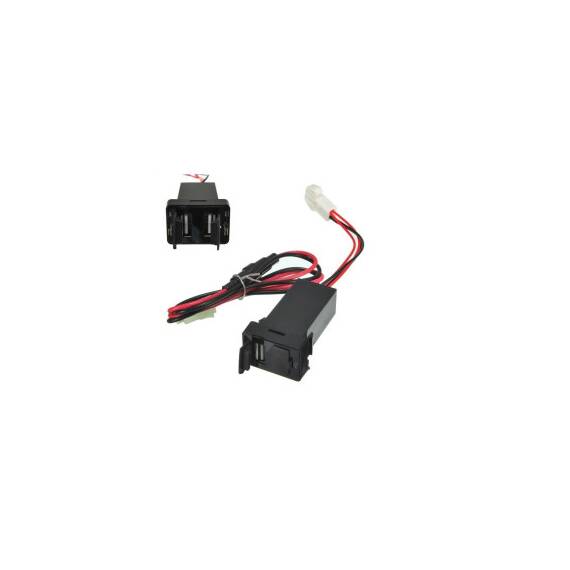 Mufa USB pentru bord cu capac din cauciuc cu 2 porturi  Cod: 01 - 4- Roveli
