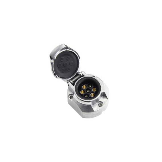 Priza remorca 7 pini din metal Cod: TS001AL - - Roveli