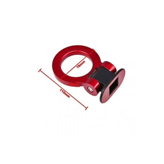 Ornament racing carlig remorcare negru argintiu rosu albastru Cod: IS07220 - 4- Roveli