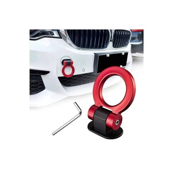 Ornament racing carlig remorcare negru argintiu rosu albastru Cod: IS07220 - 3- Roveli