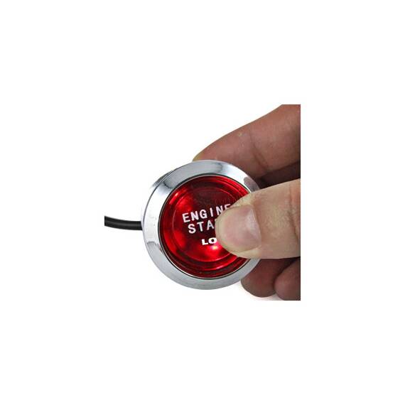 Kit buton pornire motor autoturism cu iluminare  12V Cod: ES02 - 5- Roveli