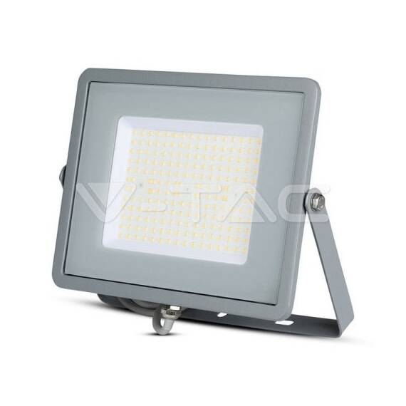 Proiector LED SMD 100W Cip SAMSUNG Slim Gri 6400K 120LM/W COD:771 - 3- Roveli