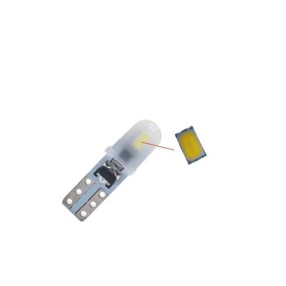 Set 2 becuri T5 LED 2SMD 3014 24V CANBUS nonpolar – Alb, Rosu sau Albastru Cod: JSUN34/35/36 - 3- Roveli