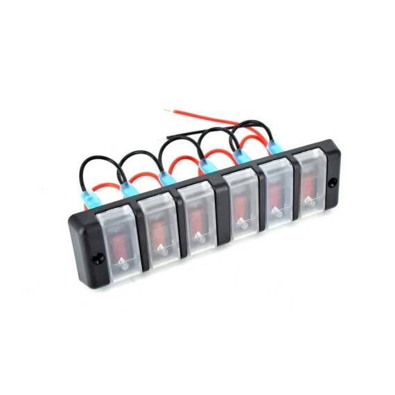 Panou 6 intrerupatore  SPP21 12V - 3- Roveli