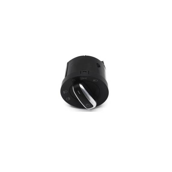 Buton comutator pentru Faruri  VW Golf 5 Passat B6 Golf 5 6 Jetta  cromat cu functie automata Cod:5ND941431B - 2- Roveli