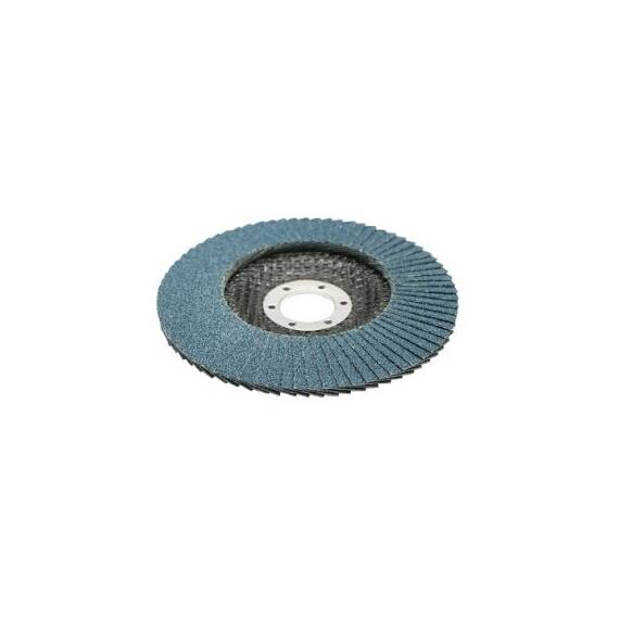 Disc lamelar abraziv cu zirconiu pentru taiat si polizat metal P80 Cod: BK77198 - 2- Roveli