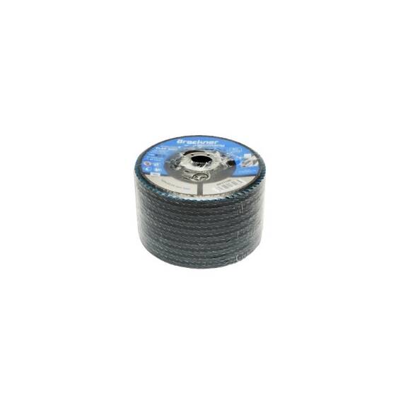 Disc lamelar abraziv cu zirconiu pentru taiat si polizat metal P80 Cod: BK77198 - - Roveli