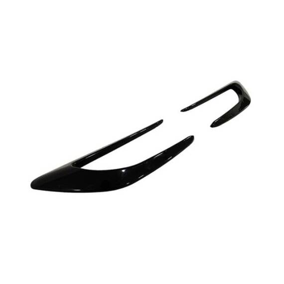 Set ornament aripa / bara , negru lucios  Cod: ARP1013 - 4- Roveli