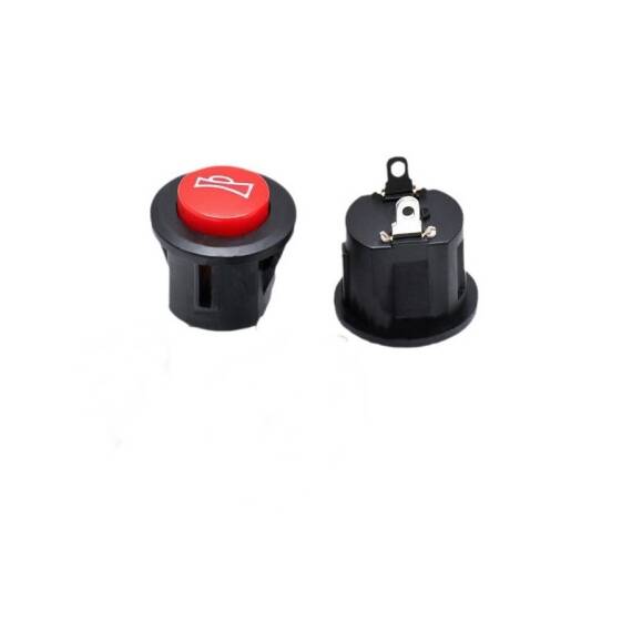 Buton claxon rosu 12V  Cod: TL-30 - - Roveli