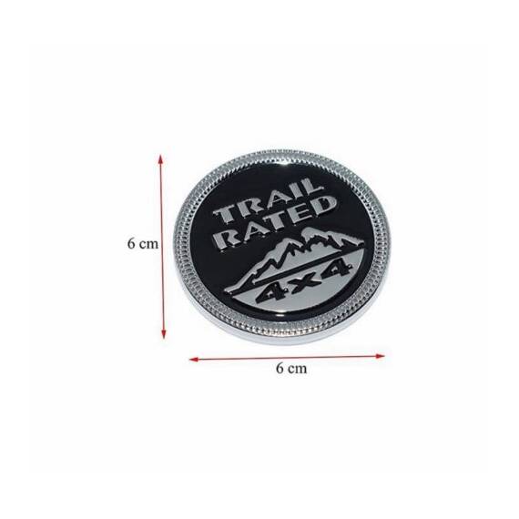 Ornament TRAIL 4X4  metalic diametru 6cm  Cod: JST-06 - 2- Roveli