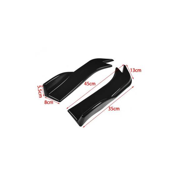 Set prelungire coltar bara spate culoare Negru Lucios  Cod: UNIV-008 - 5- Roveli