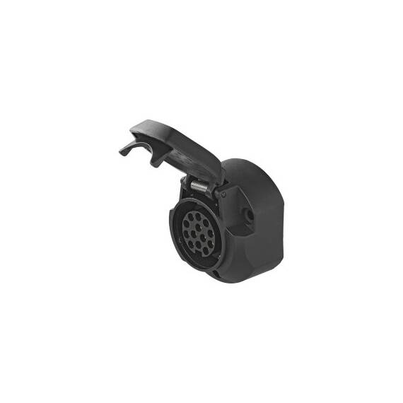Priza remorca 13 pini din plastic cu ceata  Cod: 12009 - - Roveli
