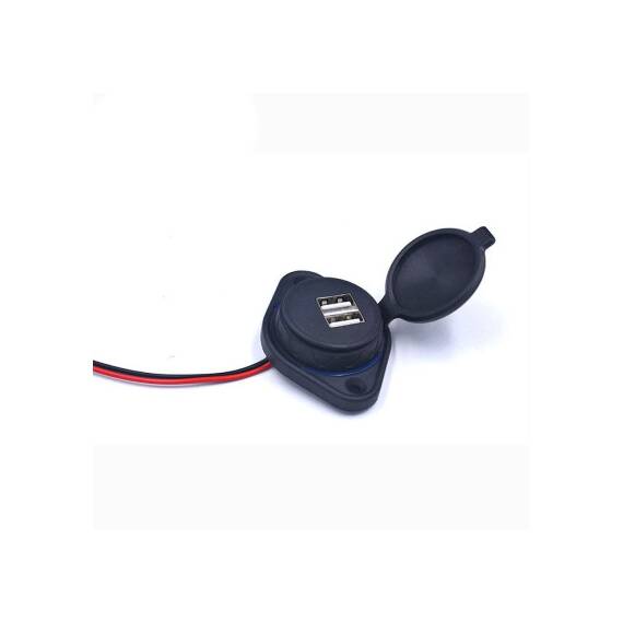 Panou mufa USB 4,8A si siguranta  Cod: MCA035B - 4- Roveli