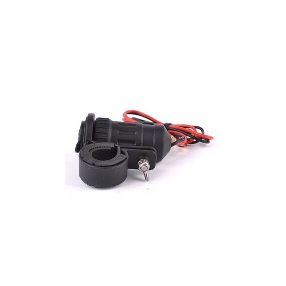 Mufa USB moto cu adaptor  3.1A   Cod: MCA040 - 2- Roveli