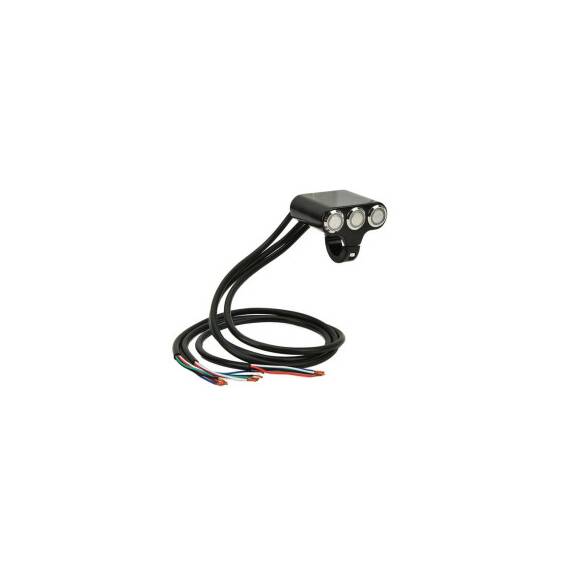 Intrerupator moto aluminiu cu 3 butoane  Cod: WCC001 - 5- Roveli