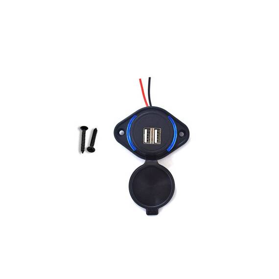 Panou mufa USB 4,8A si siguranta  Cod: MCA035B - 5- Roveli