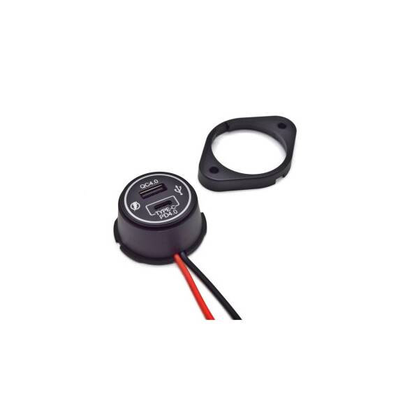 Mufa panou USB  QC4.0 + PD QC4.0  Cod: DS2076 - - Roveli