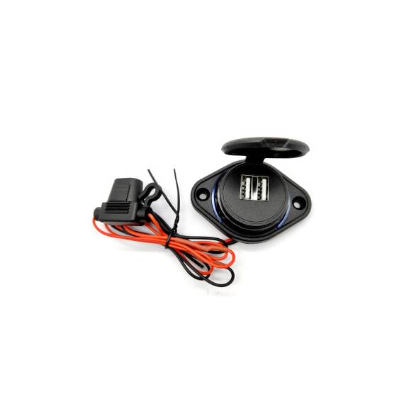 Panou mufa USB 4,8A si siguranta  Cod: MCA035B - - Roveli