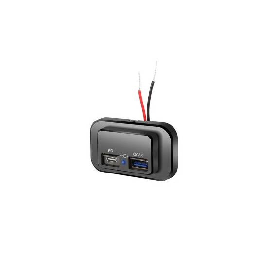 Panou mufa USB QC3.0 + PD  Cod: QT084 - - Roveli
