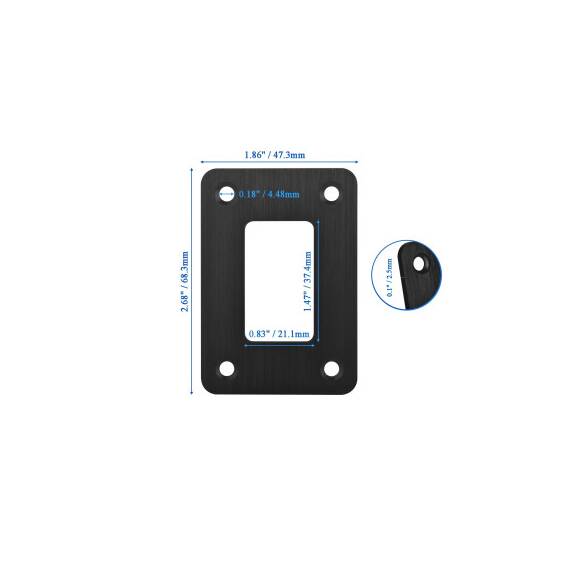 Panou pentru 1 intrerupatoar tip Rocket   Cod: LB016A-1 - - Roveli