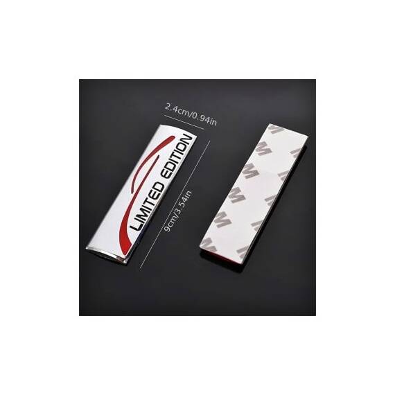 Ornament metalic auto "Limited Edition" negru 9x2.4cm Cod: ART-LE1B - 3- Roveli