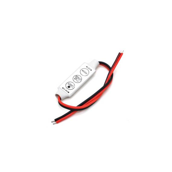 Dimmer pentru LED  cu functie de reglare a intensitatii si jocuri  stroboscopice  Cod: TLB239 - 2- Roveli