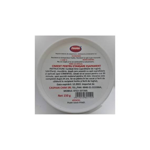 Ciment pentru etansare esapament Caspian 150g Cod: 801104 - - Roveli
