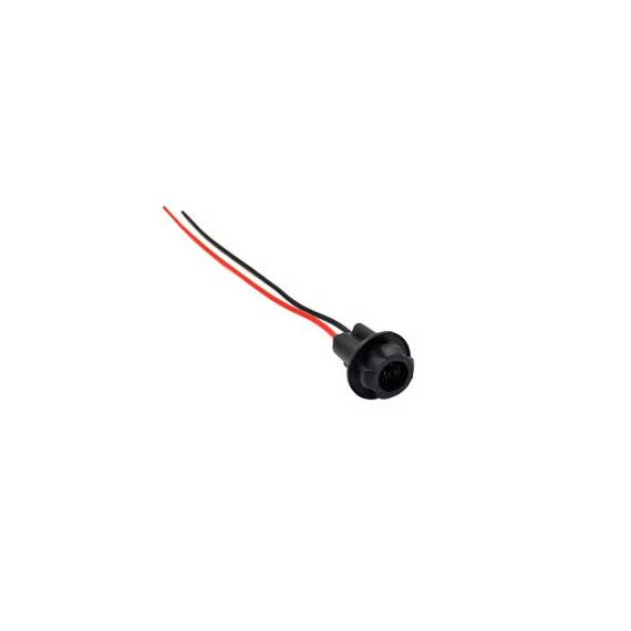 Mufa bec T10 cu 2 fire 12.5cm rosu si negru pentru instalatii auto Cod: DZ - 4- Roveli