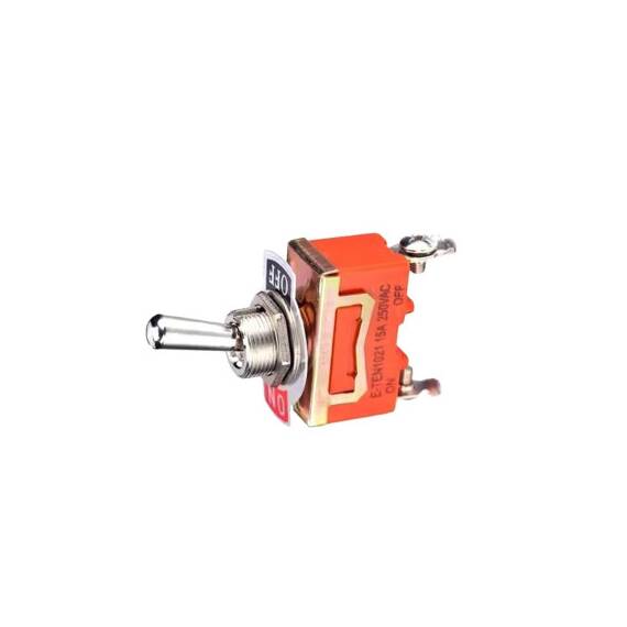 Buton universal 2 pozitii ON/OFF tip comutator metalic pentru instalatii auto si electrice Cod: 1021 - 2- Roveli