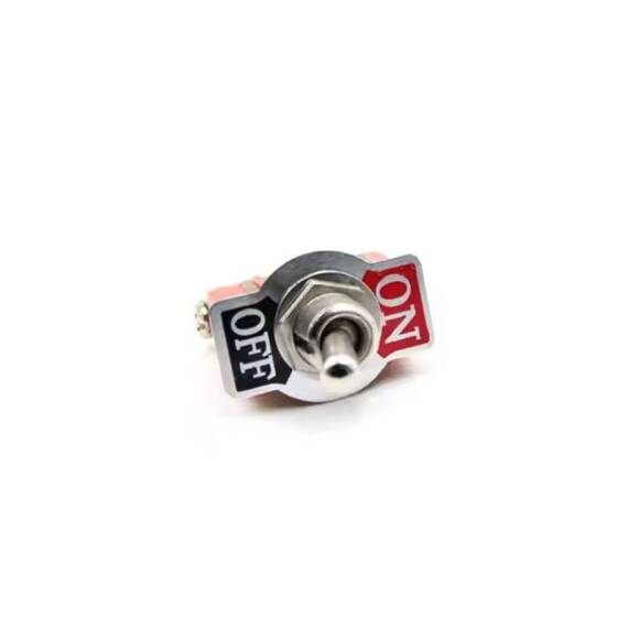 Buton universal 2 pozitii ON/OFF tip comutator metalic pentru instalatii auto si electrice Cod: 1021 - 4- Roveli