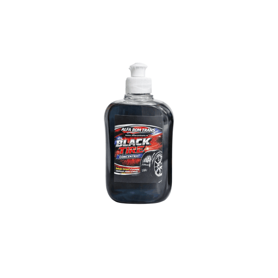 Solutie innegrit anvelope auto Black Tire concentrata 500 ml cu burete aplicator Cod: BKT500 - - Roveli